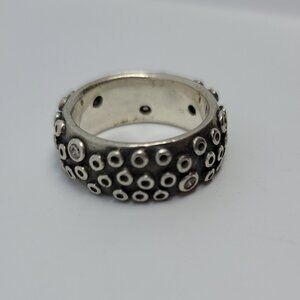 Rare HTF Retired Sterling & CZ Ring